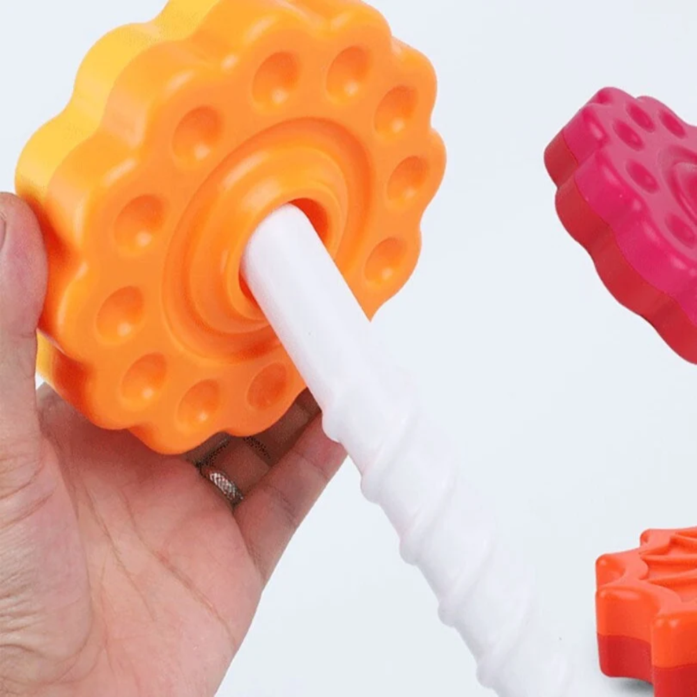Rotating Stacking Tower – Colorful Spin & Stack Learning Toy for Toddlers
