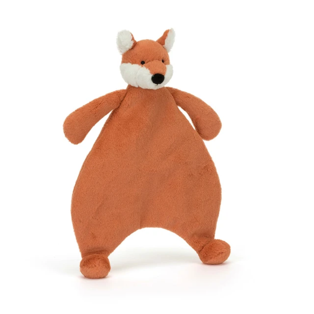 Rust Orange Fox Comforter Soft Toy