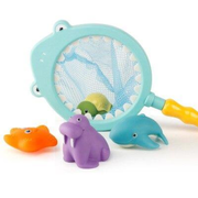 Baby Bath Toy Set with Net – Floating Sea Animal Bath Toys for Babies