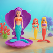 Shellina Mermaid Pool Toy – Water-Activated Surprise Seashell Toy for Kids