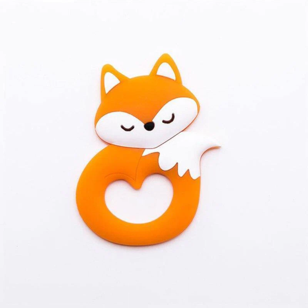 Silicone Baby Teether – Fox Infant Teething Toy for Babies