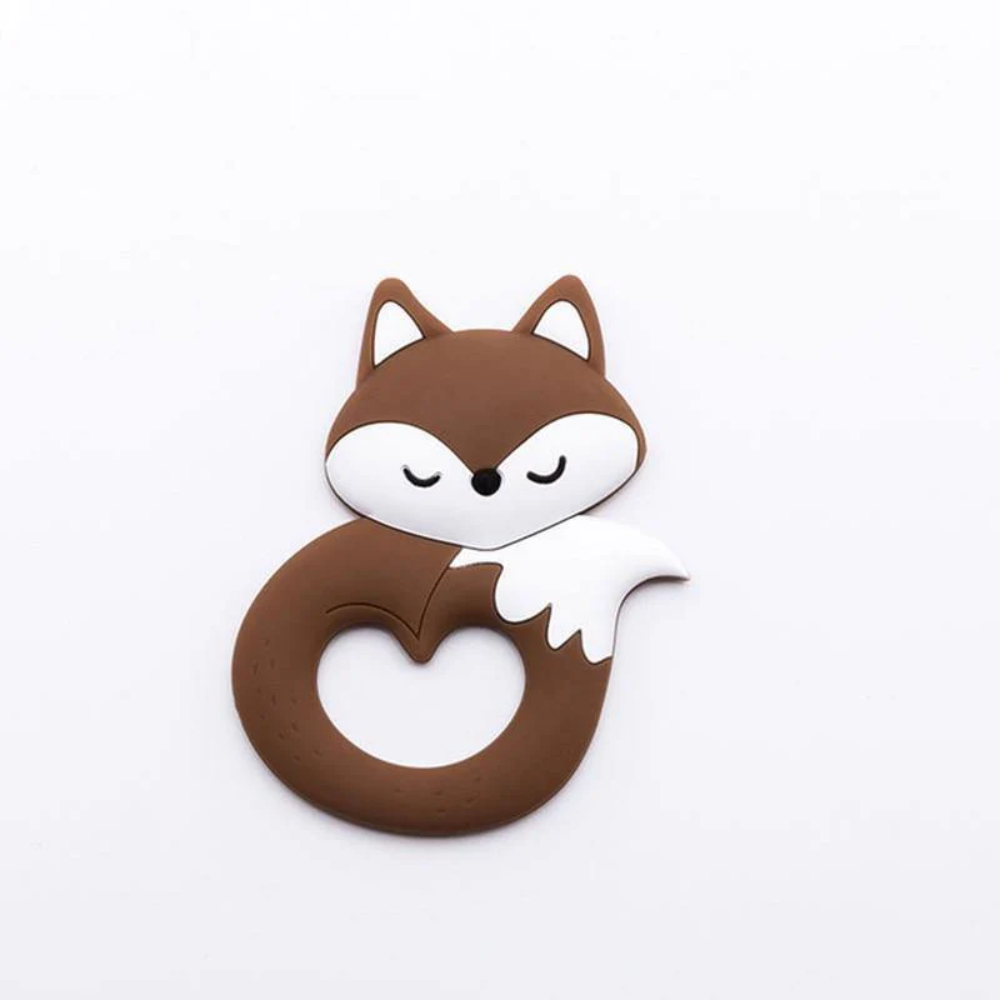 Silicone Baby Teether – Fox Infant Teething Toy for Babies