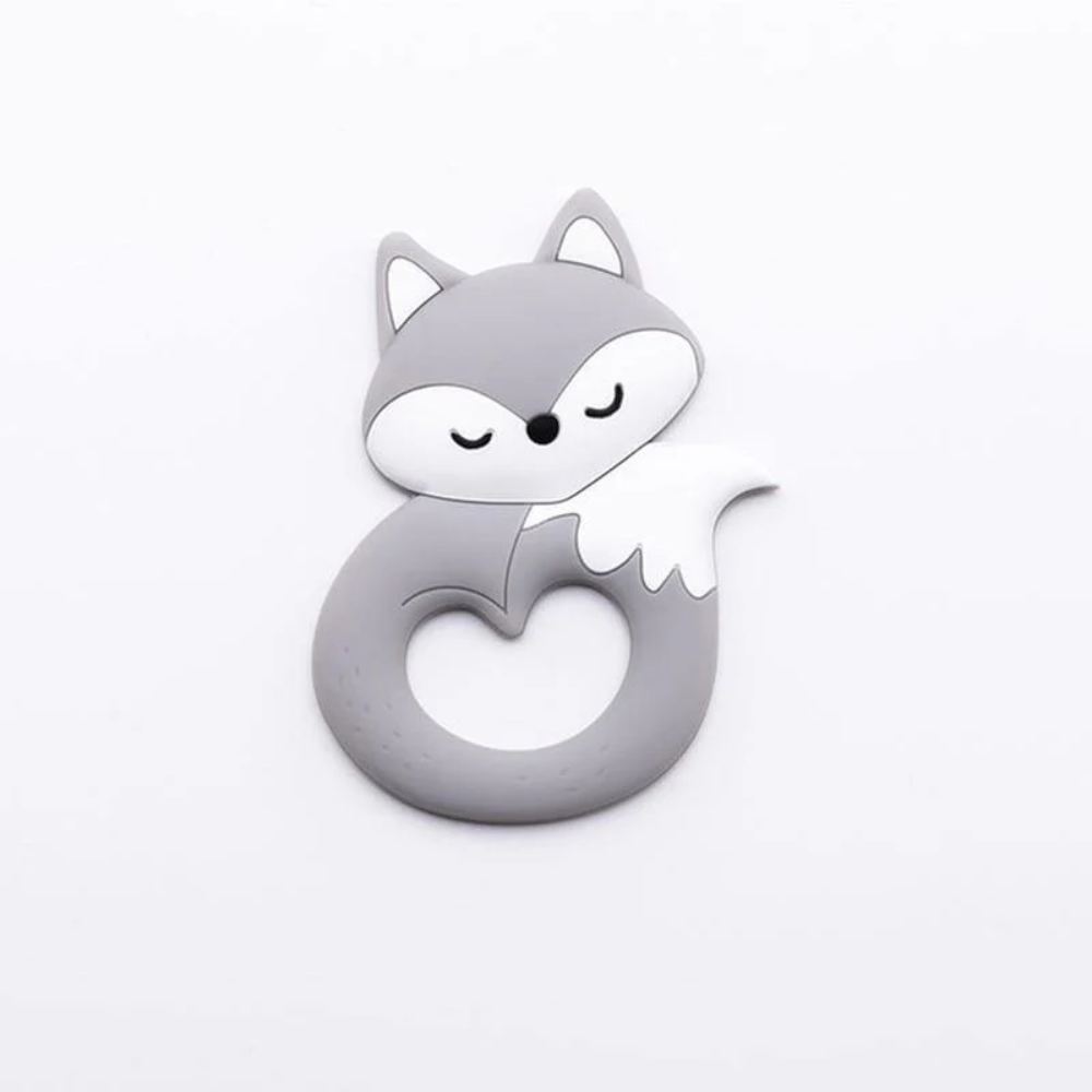 Silicone Baby Teether – Fox Infant Teething Toy for Babies