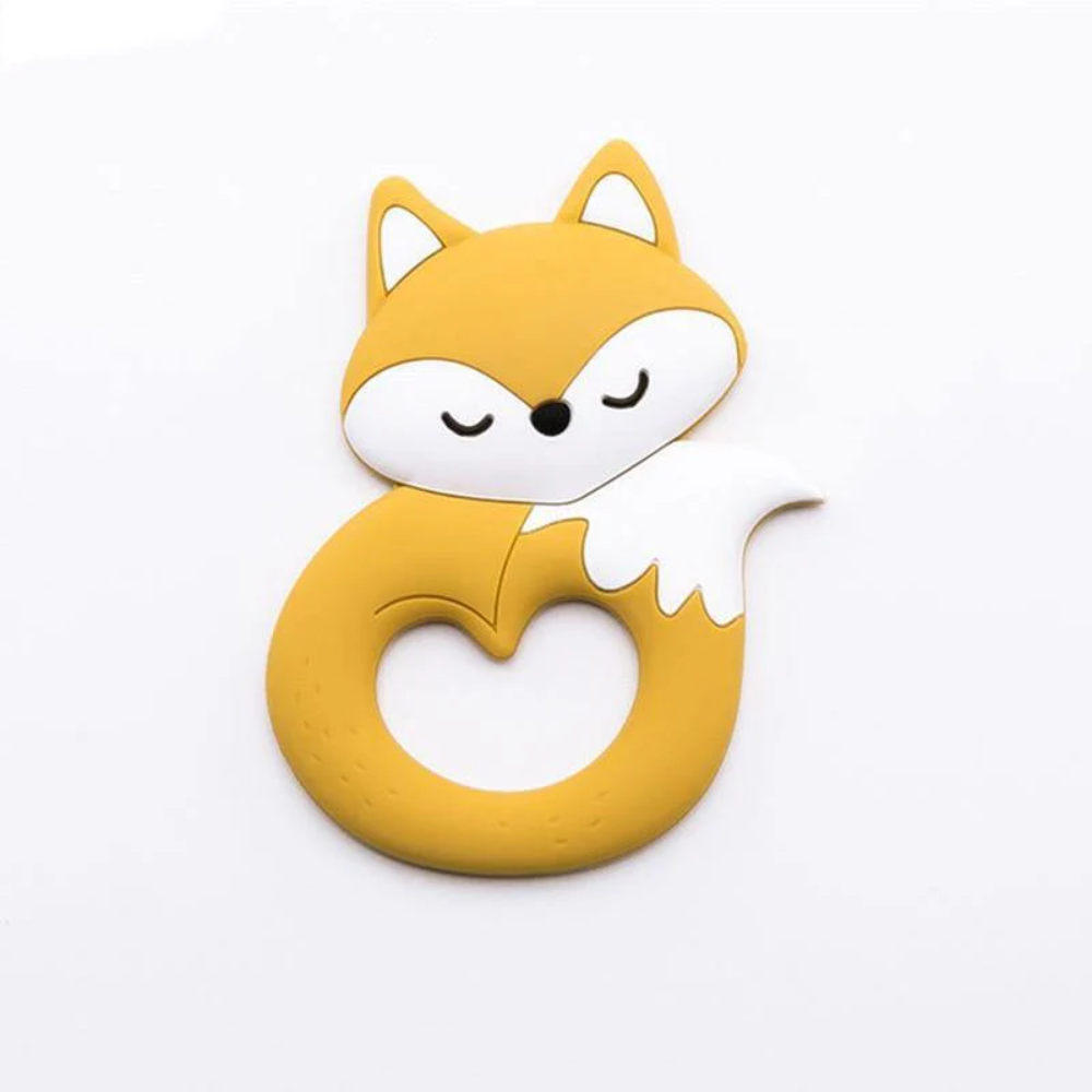 Silicone Baby Teether – Fox Infant Teething Toy for Babies