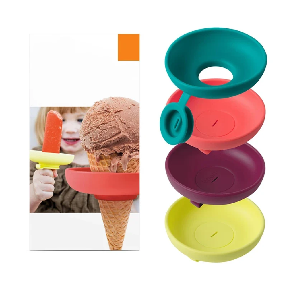 Silicone Ice Cream Drip Catcher – Reusable Ice Cream Holder for Kids