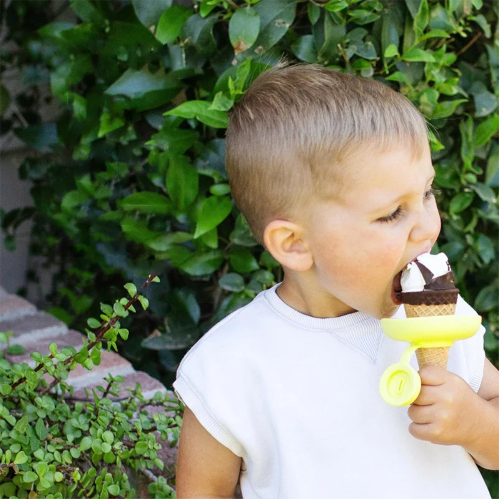 Silicone Ice Cream Drip Catcher – Reusable Ice Cream Holder for Kids