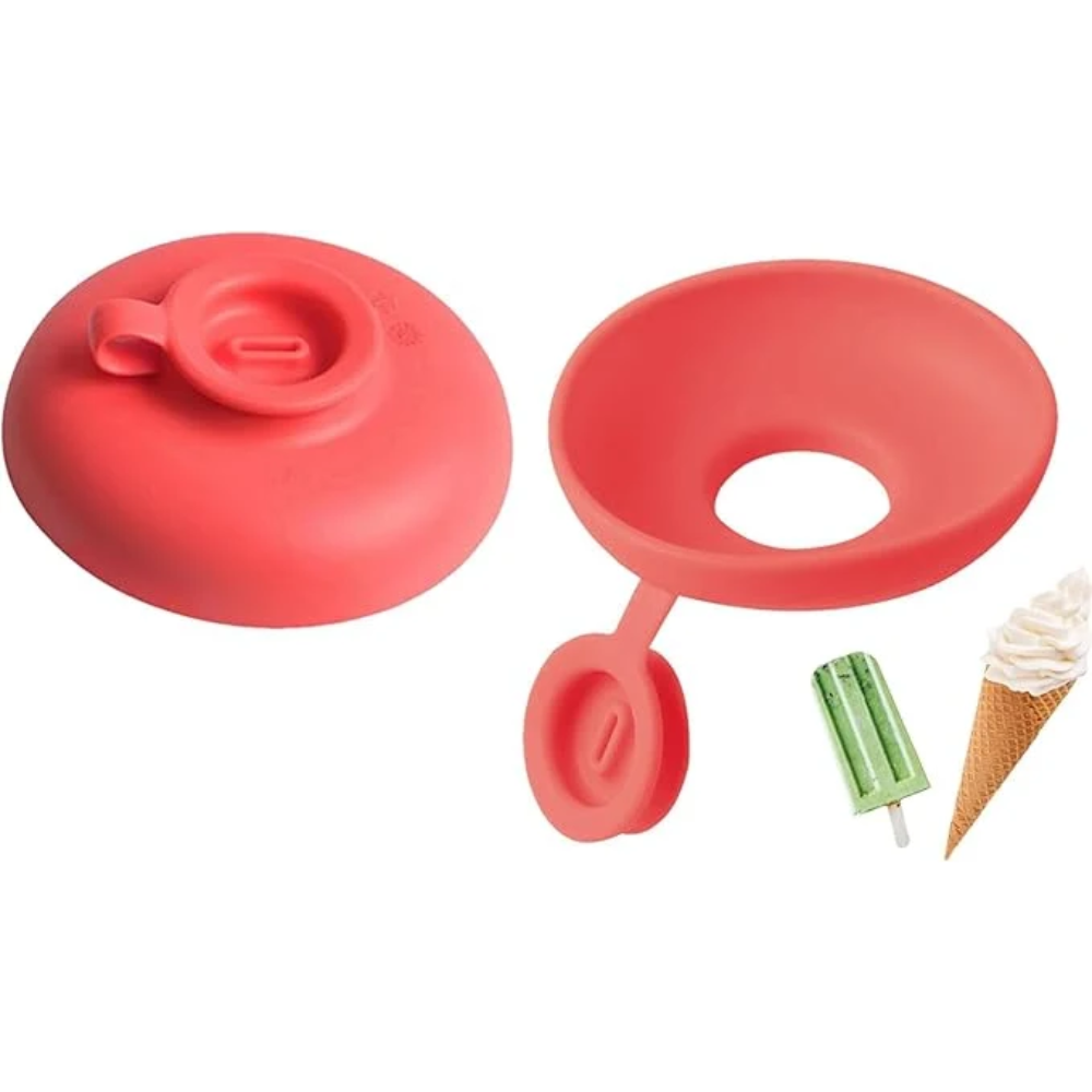Silicone Ice Cream Drip Catcher – Reusable Ice Cream Holder for Kids