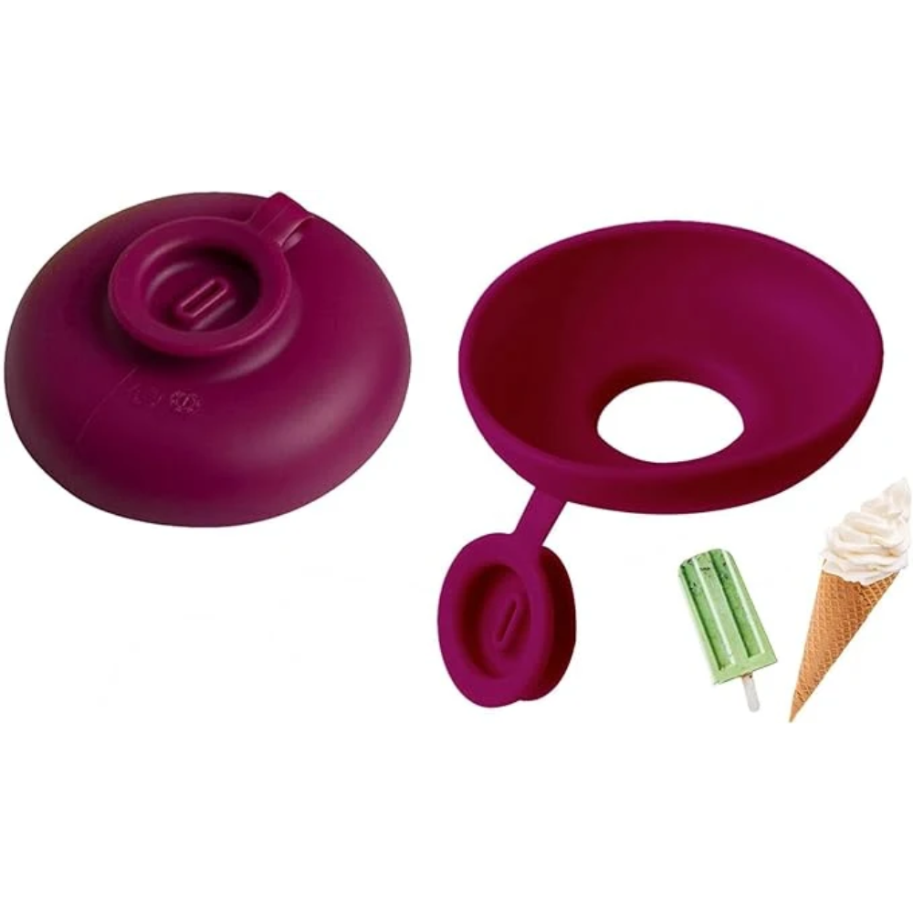 Silicone Ice Cream Drip Catcher – Reusable Ice Cream Holder for Kids