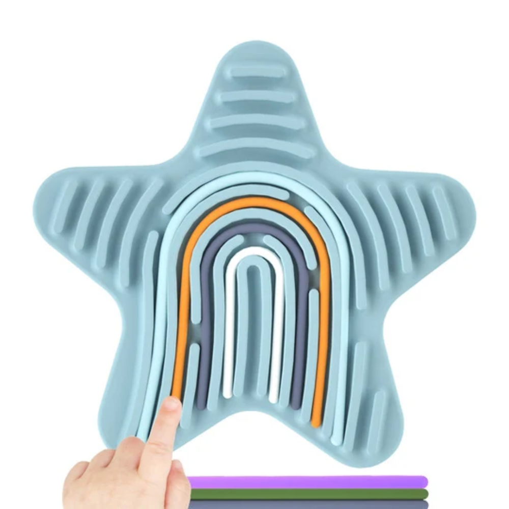 Silicone Sensory Activity Board – Tactile Fidget Toy for Kids and Adults