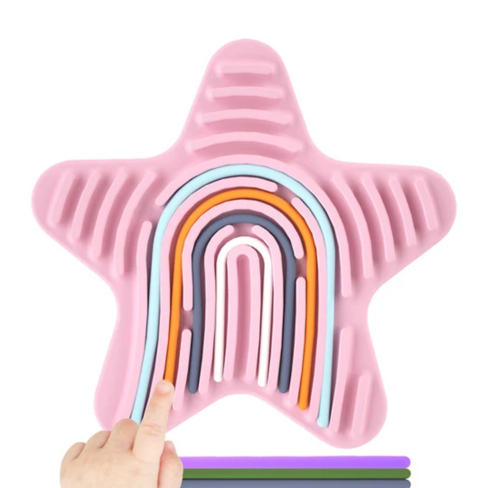 Silicone Sensory Activity Board – Tactile Fidget Toy for Kids and Adults
