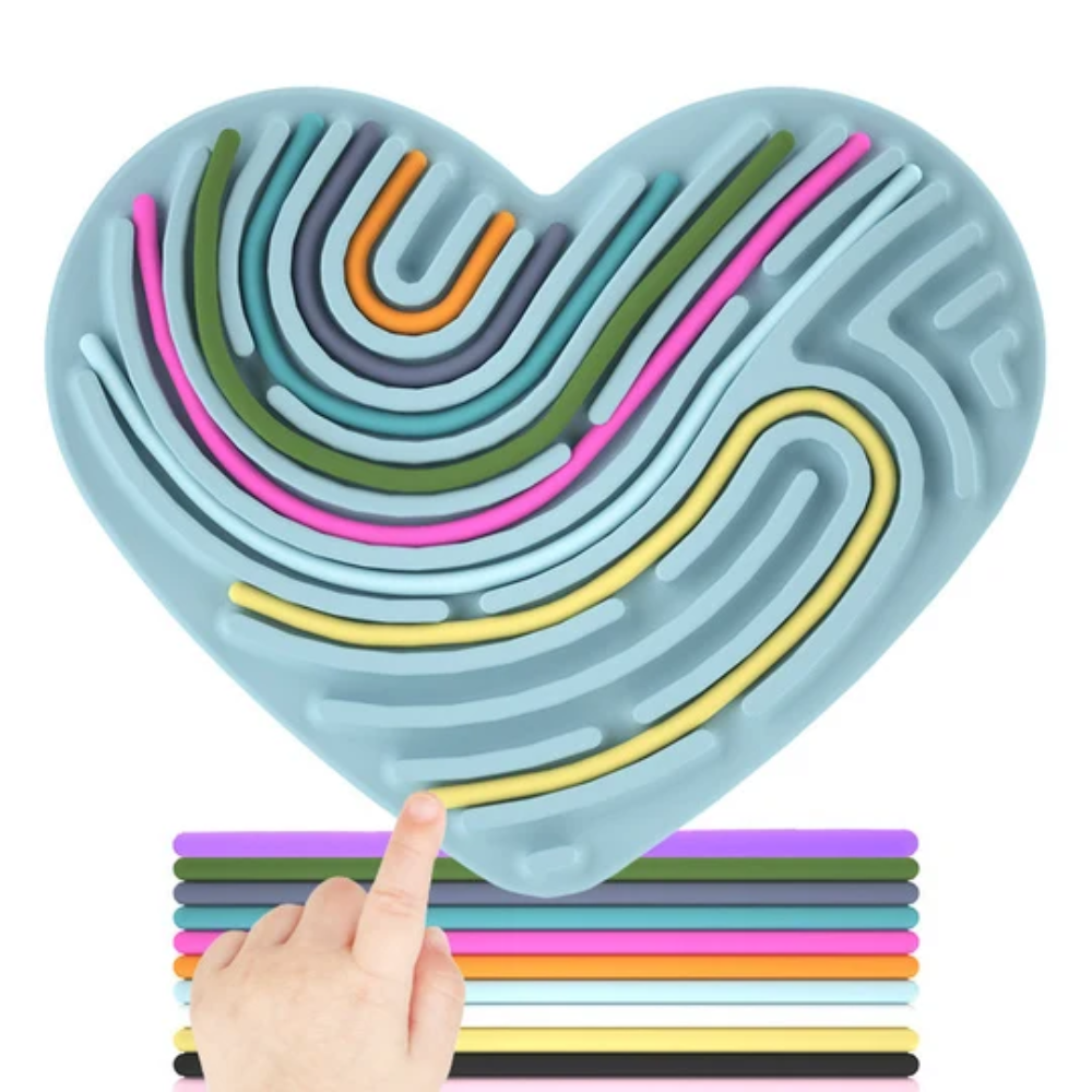 Silicone Sensory Activity Board – Tactile Fidget Toy for Kids and Adults