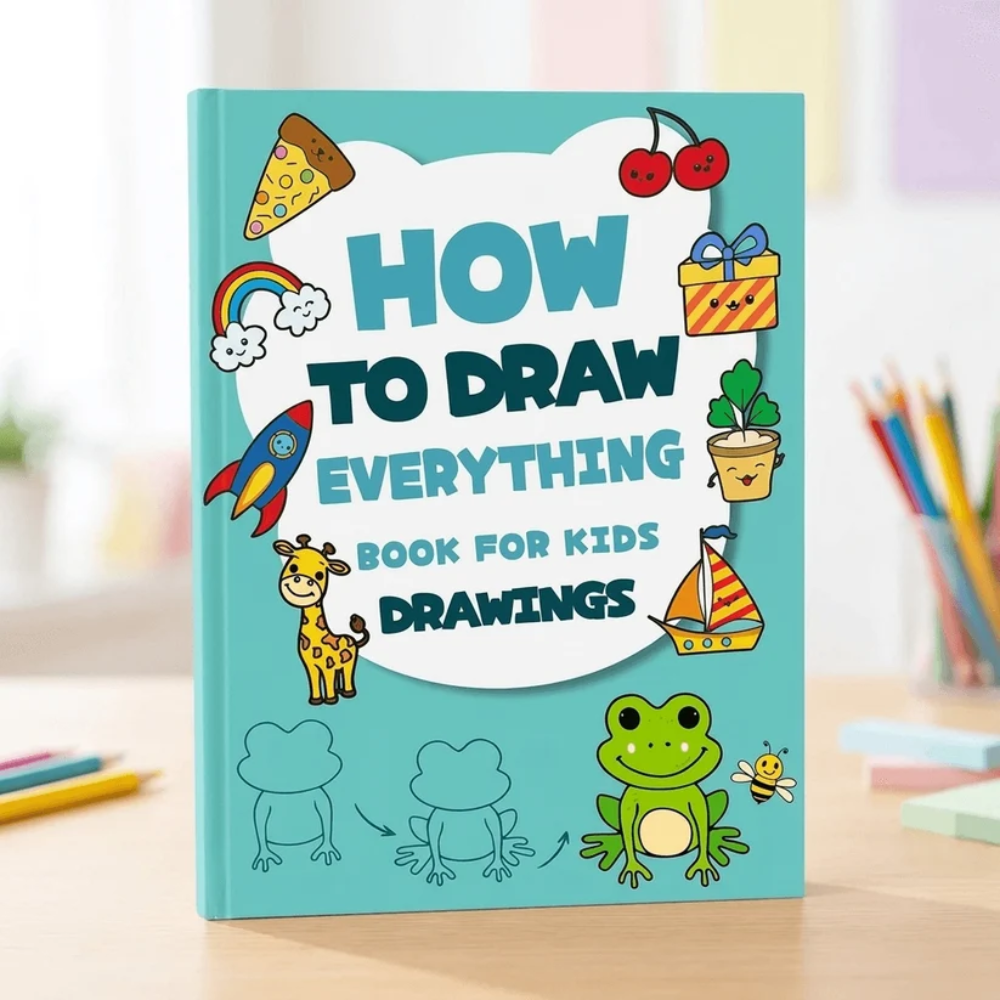 SketchSprout Kids Drawing Book – Step-by-Step Art and Drawing Activities for Beginners
