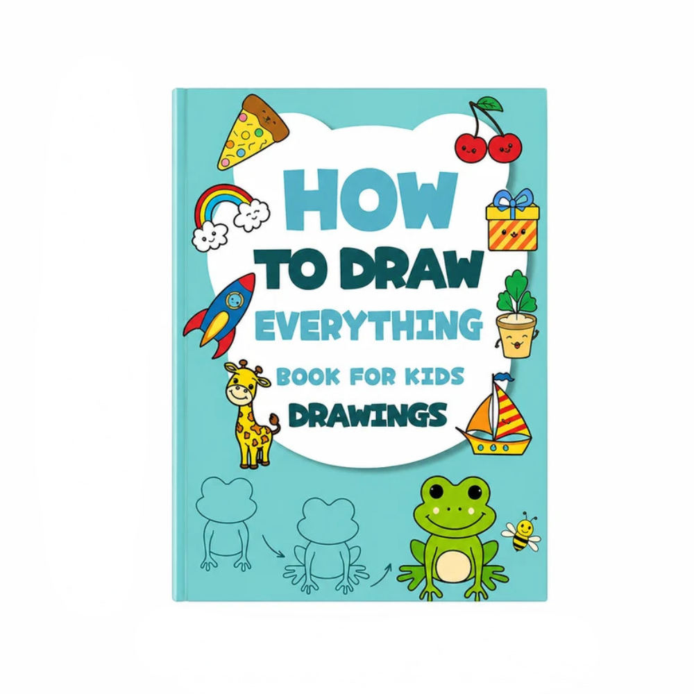 SketchSprout Kids Drawing Book – Step-by-Step Art and Drawing Activities for Beginners