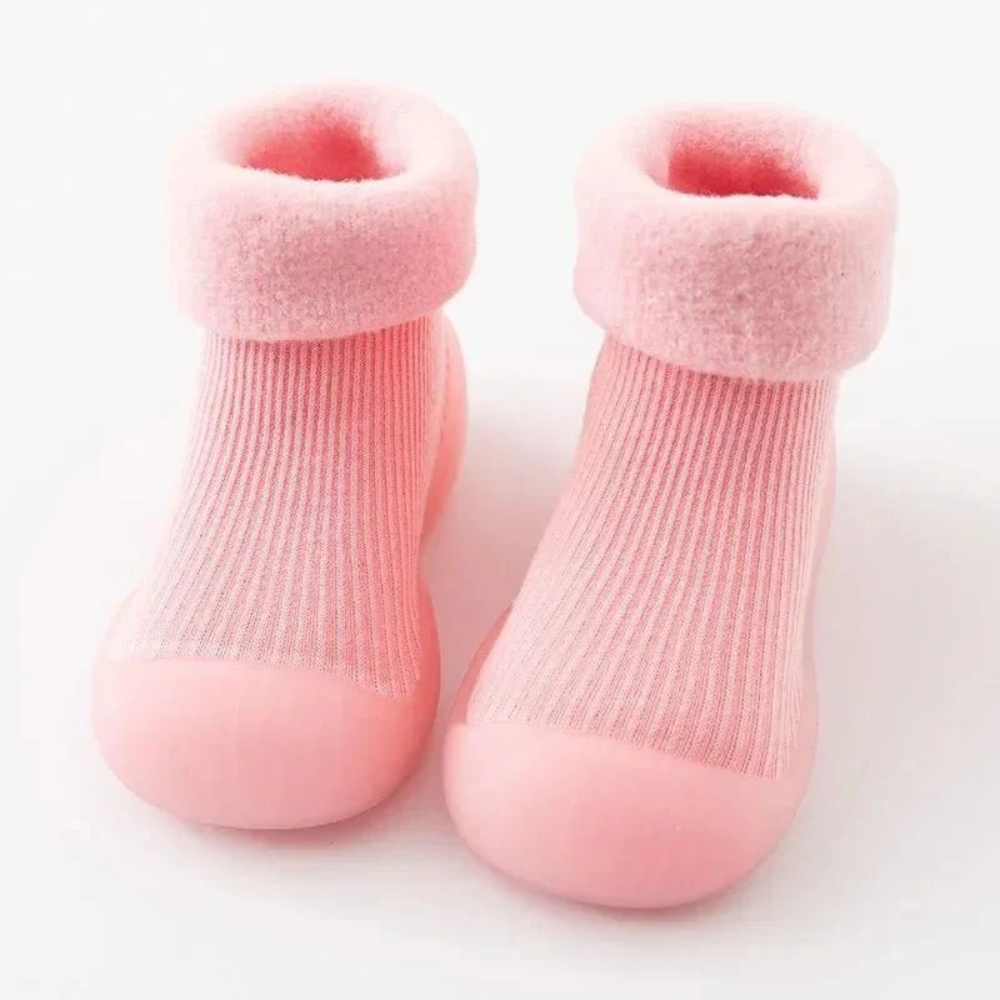 Soft Sole Baby Booties Crib Shoes | Slip On