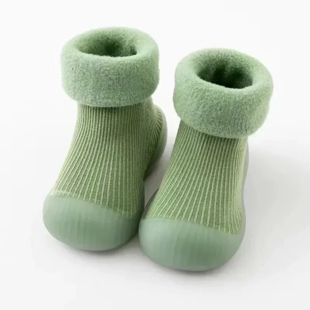 Soft Sole Baby Booties Crib Shoes | Slip On