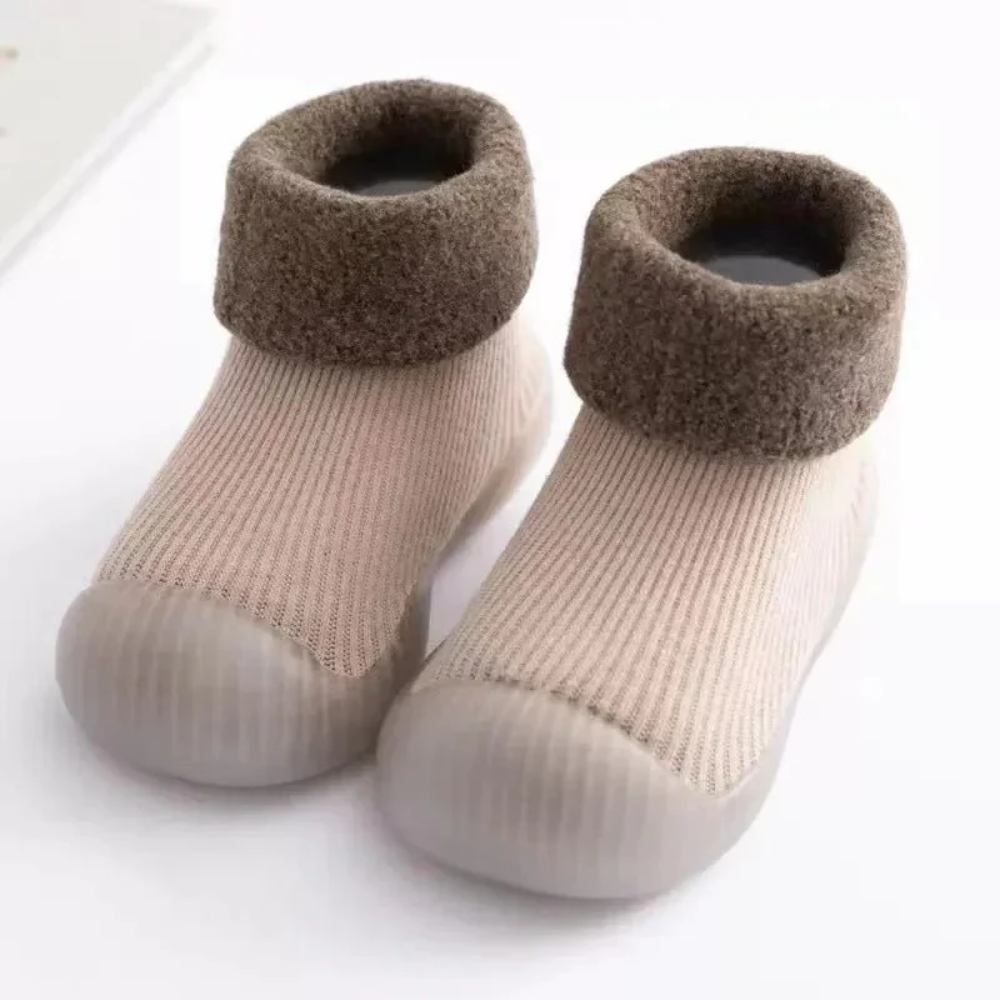Soft Sole Baby Booties Crib Shoes | Slip On