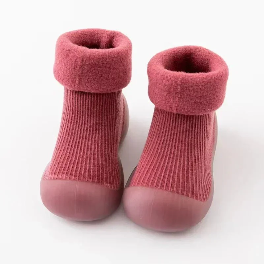 Soft Sole Baby Booties Crib Shoes | Slip On