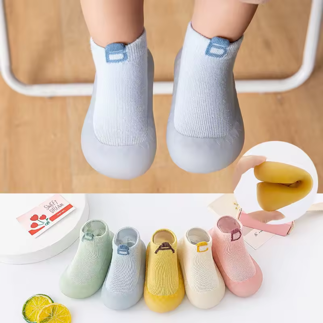 Baby Sock Shoes Soft Sole First Walkers | Elastic