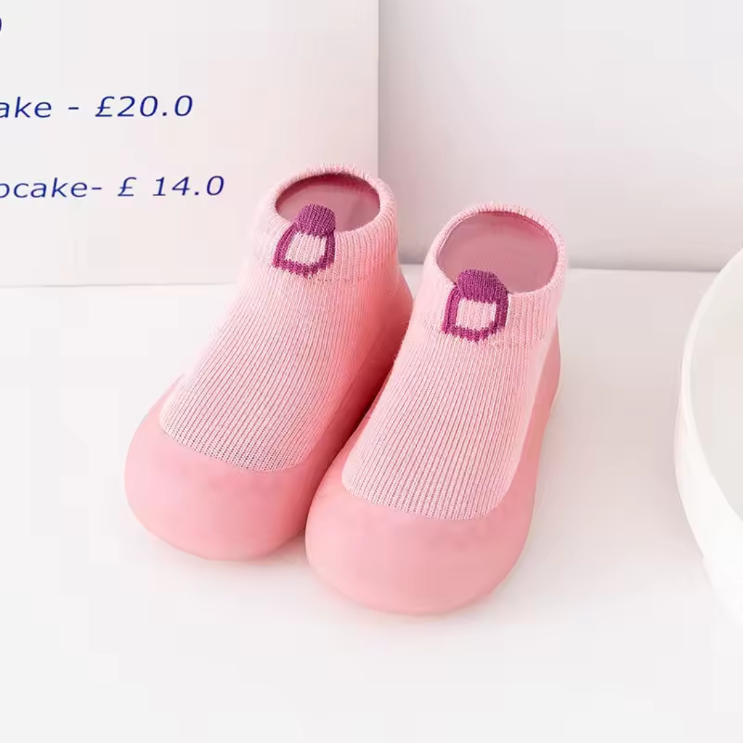 Baby Sock Shoes Soft Sole First Walkers | Elastic