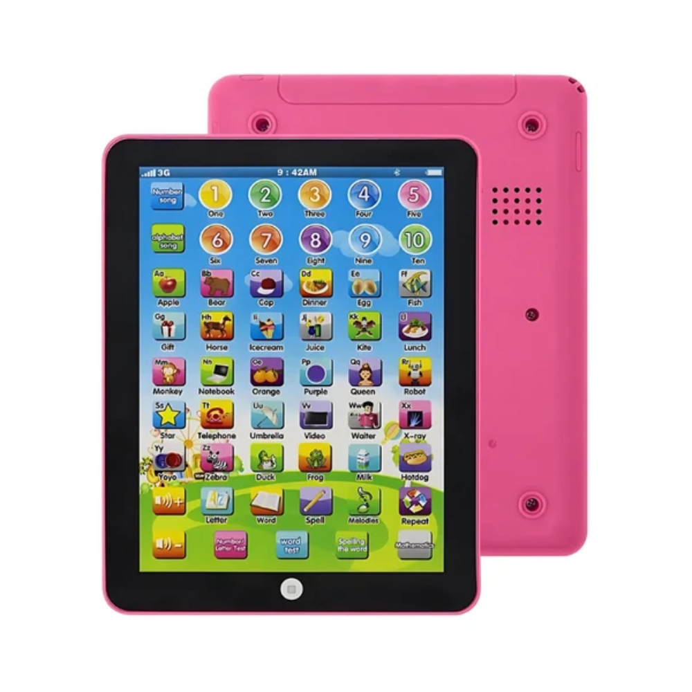SmartyTab Kids Learning Tablet – Interactive Educational Toy with Letters, Numbers and Music