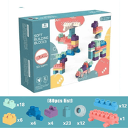 Soft Silicone Building Blocks – Flexible Stacking & Construction Toy for Kids