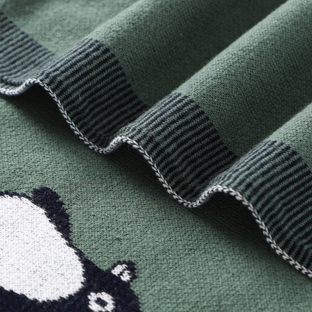 Baby Blanket Cotton Soft Fleece | Dotted Fabric Design