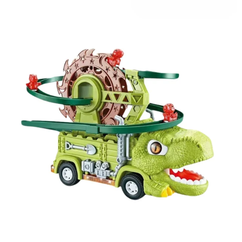 SpinRex Dinosaur Track Toy – Interactive Climbing Dinosaur Toy with Lights and Sounds