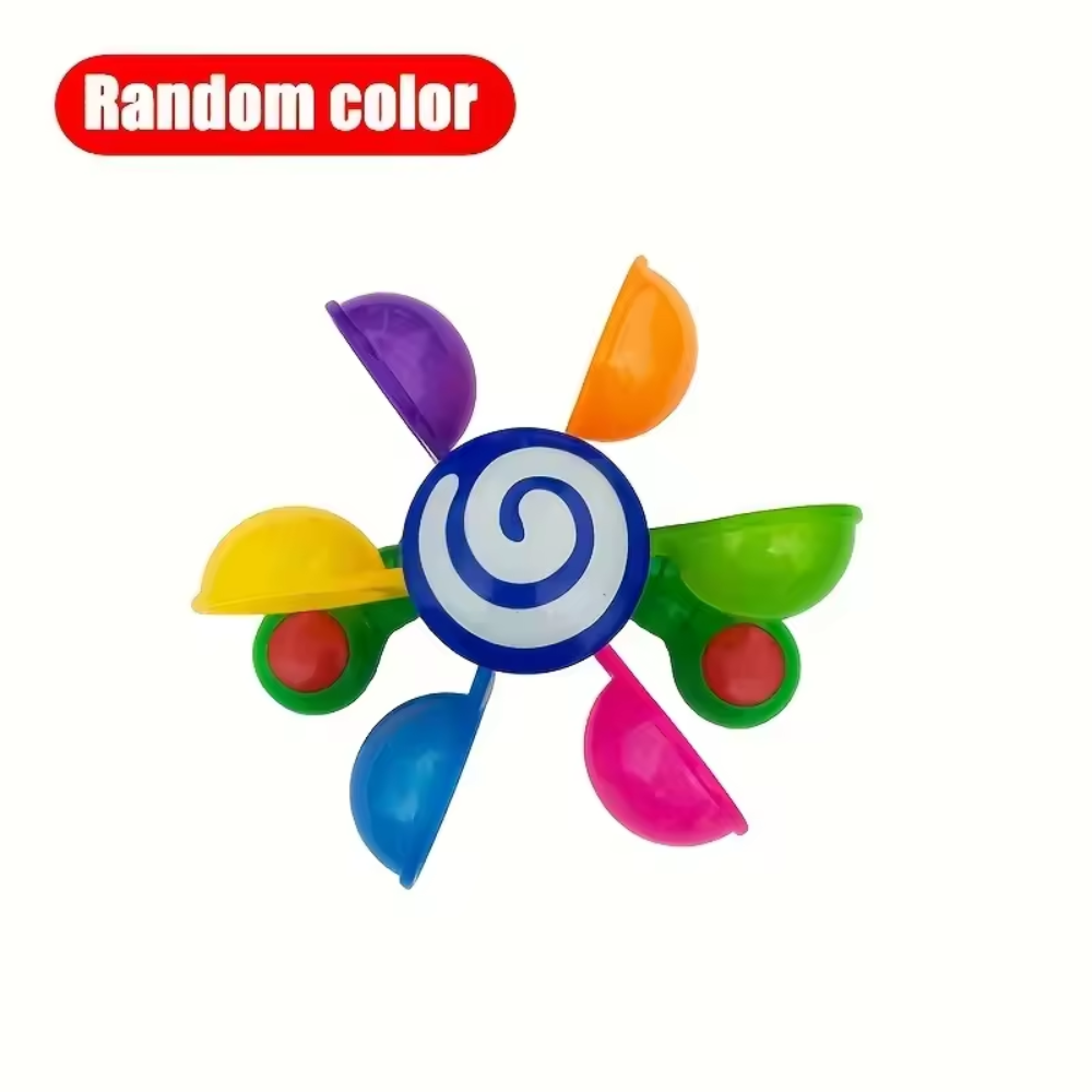 Spinning Bath Pinwheel Toy for Kids – Suction Cup Sensory Water Toy