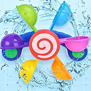 Spinning Bath Pinwheel Toy for Kids – Suction Cup Sensory Water Toy