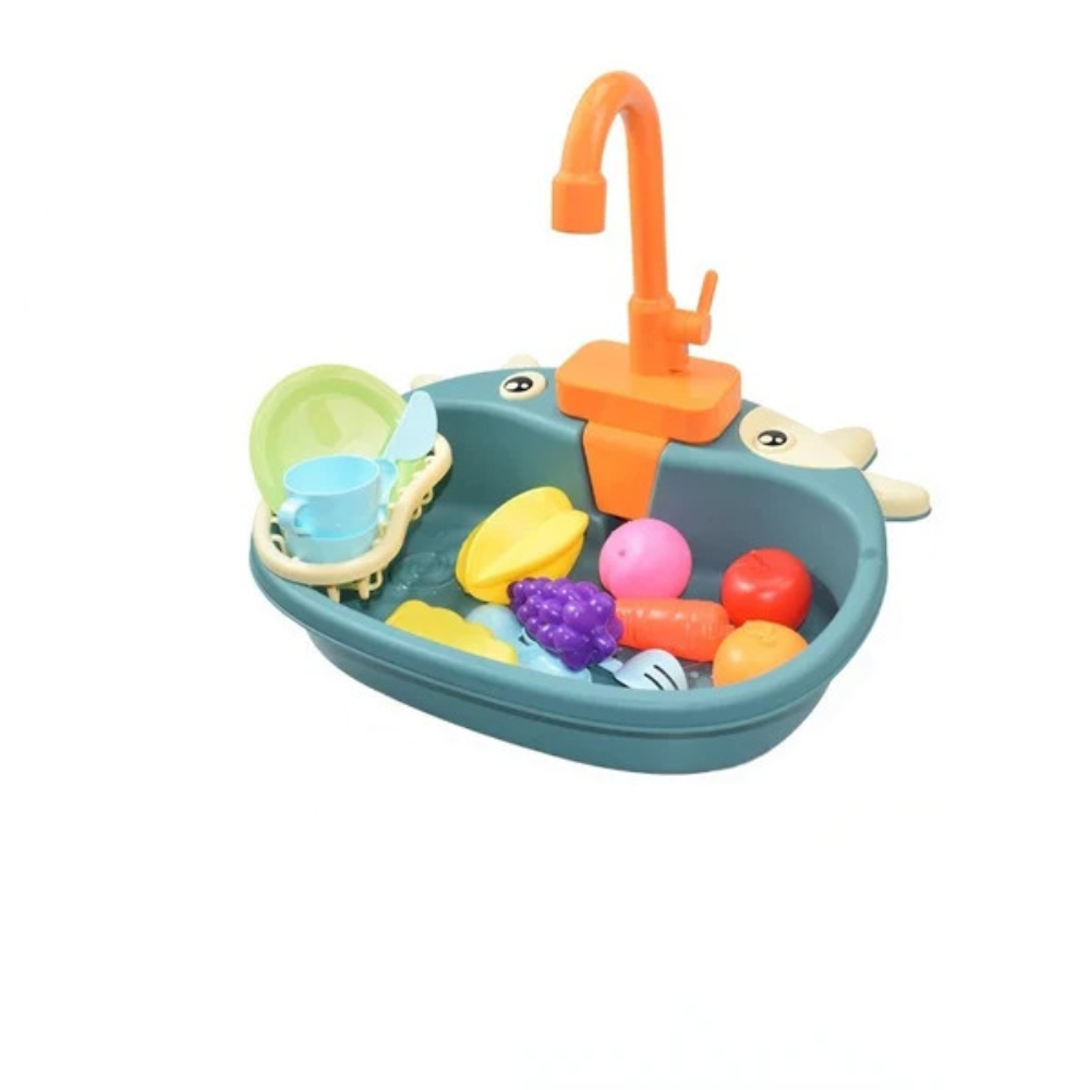 Splashy Kids Play Sink – Interactive Pretend Kitchen Washing Toy