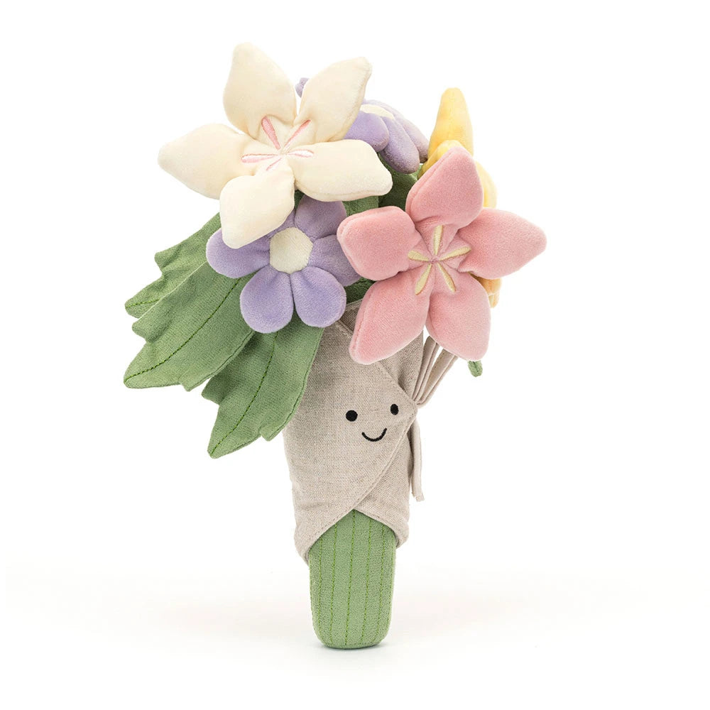 Spring Flower Bouquet Plush Toy