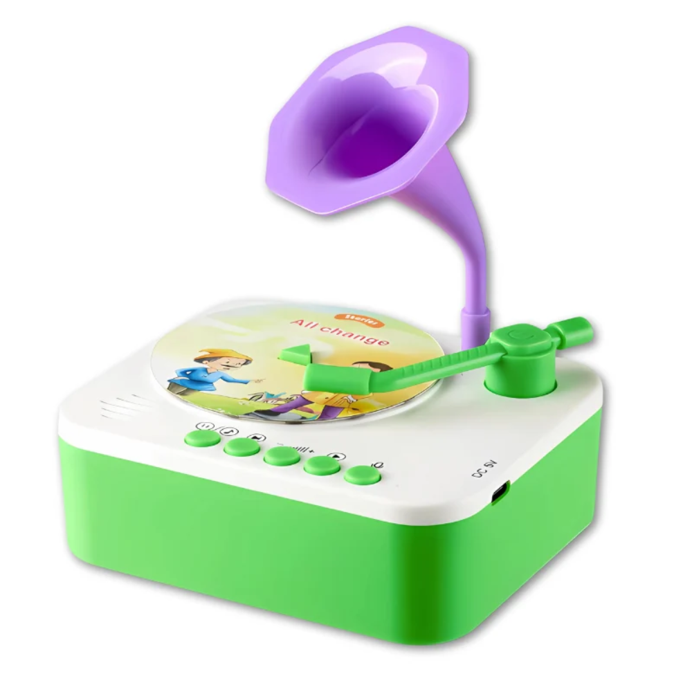 StoryTone Kids Musical Gramophone – Interactive Storytelling and Music Player Toy