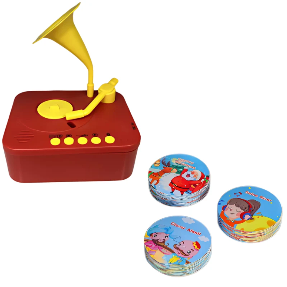 StoryTone Kids Musical Gramophone – Interactive Storytelling and Music Player Toy