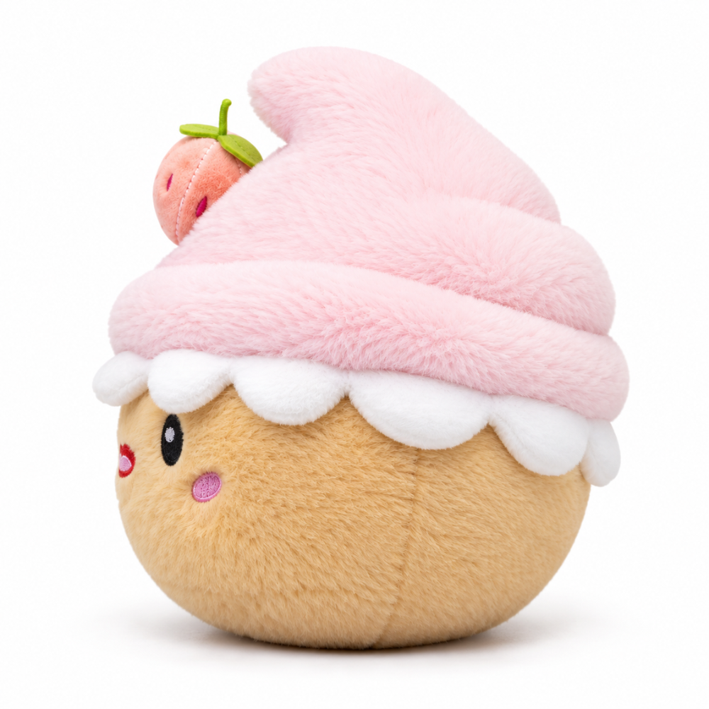 My Tiny Muffin Strawberry Cupcake Plush Toy