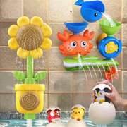 Suction Cup Bath Toy Set for Kids – Interactive Sensory Water Toys