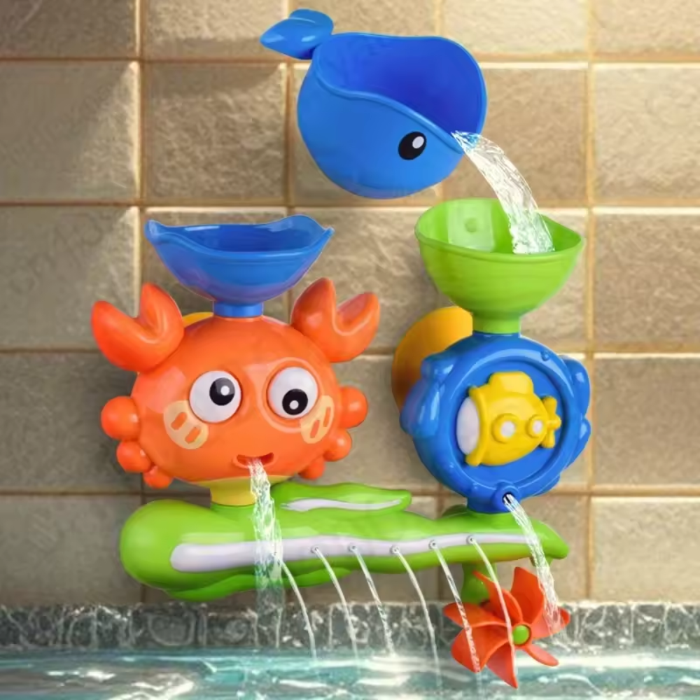 Suction Cup Bath Toy Set for Kids – Interactive Sensory Water Toys
