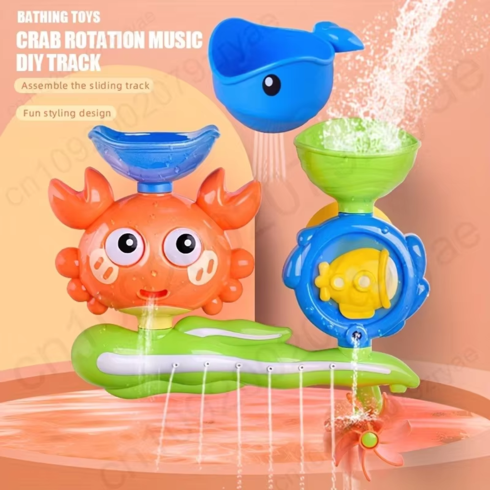 Suction Cup Bath Toy Set for Kids – Interactive Sensory Water Toys