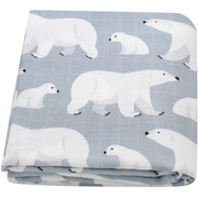 Baby Muslin Swaddle Blanket Cotton Bamboo | Newborn Wrap