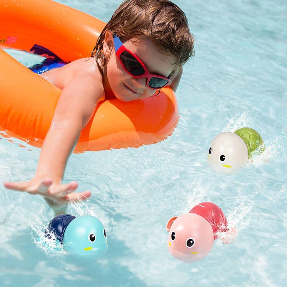 Swimming Sea Creature Bath Toys – Wind-Up Water Toys for Kids