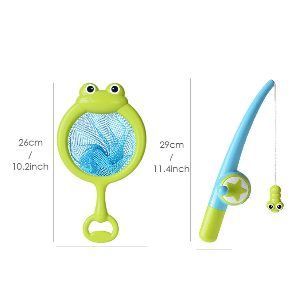 Swimming Whale Bath Toys – Fishing Play Set for Kids