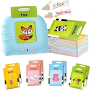 Talking Flash Cards for Kids – Interactive Educational Vocabulary Learning Toy Ages 2–6
