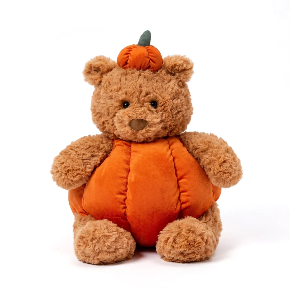 Teddy Bear Plush Toy – Soft Stuffed Animal with Cute Dress-Up Outfits for Kids