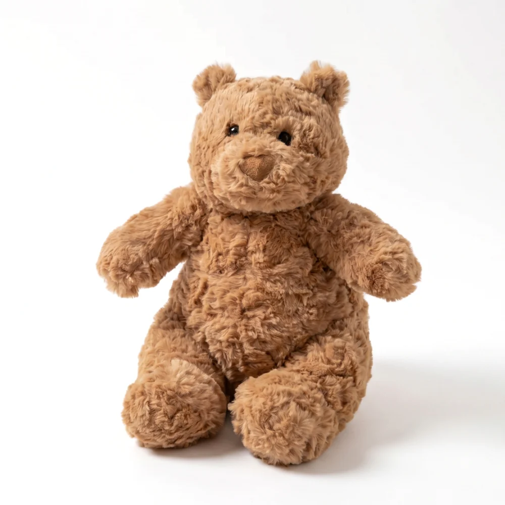 Teddy Bear Plush Toy – Soft Stuffed Animal with Cute Dress-Up Outfits for Kids