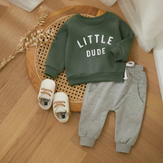 Toddler Boys Sweatshirt and Joggers Set – Little Dude Two Piece Outfit
