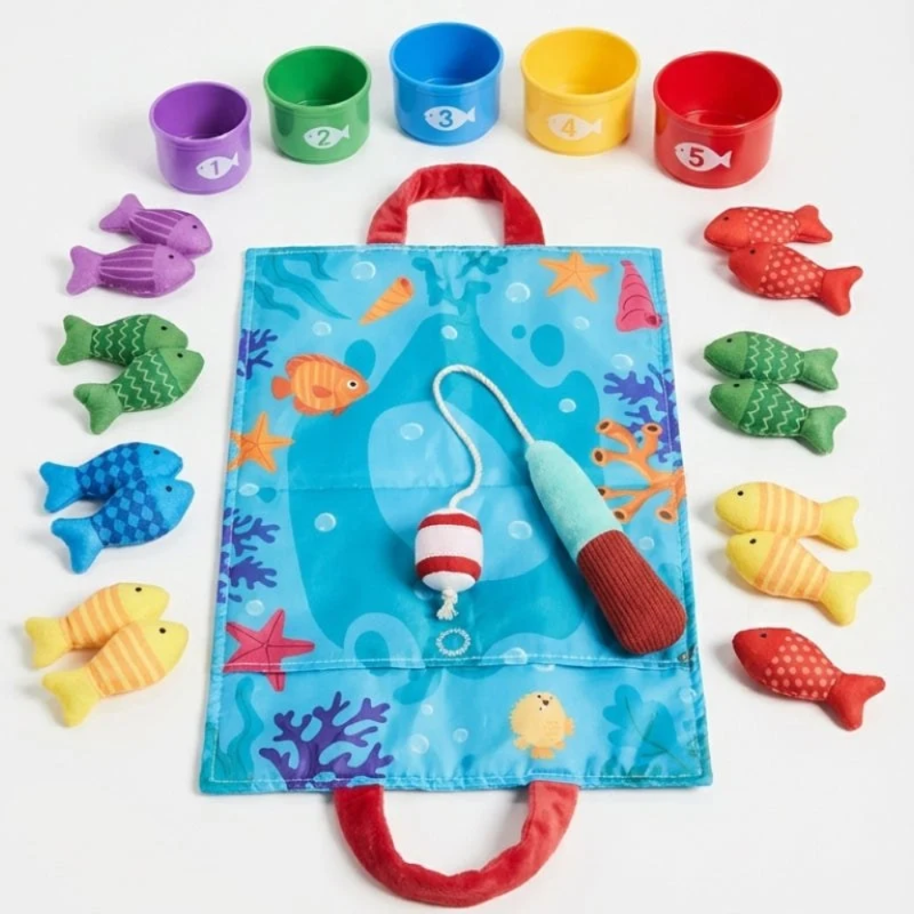 Toddler Fishing Toy Set – Educational Fishing Game for Kids