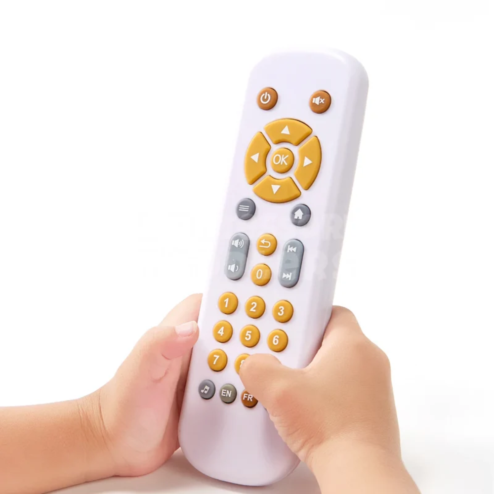 Toddler Learning Remote Control Toy – Interactive Musical Toy with Lights and Sounds