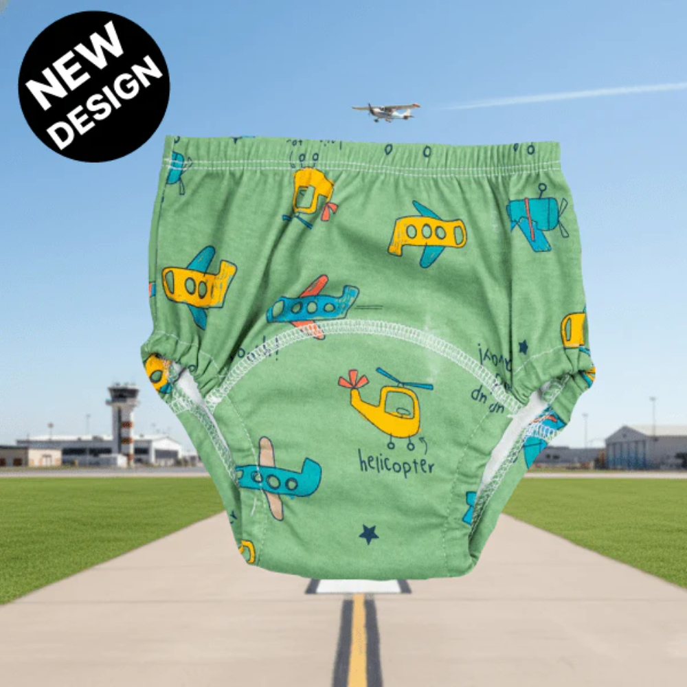 Toddler Potty Training Underwear – Reusable Training Pants with Elastic Waistband