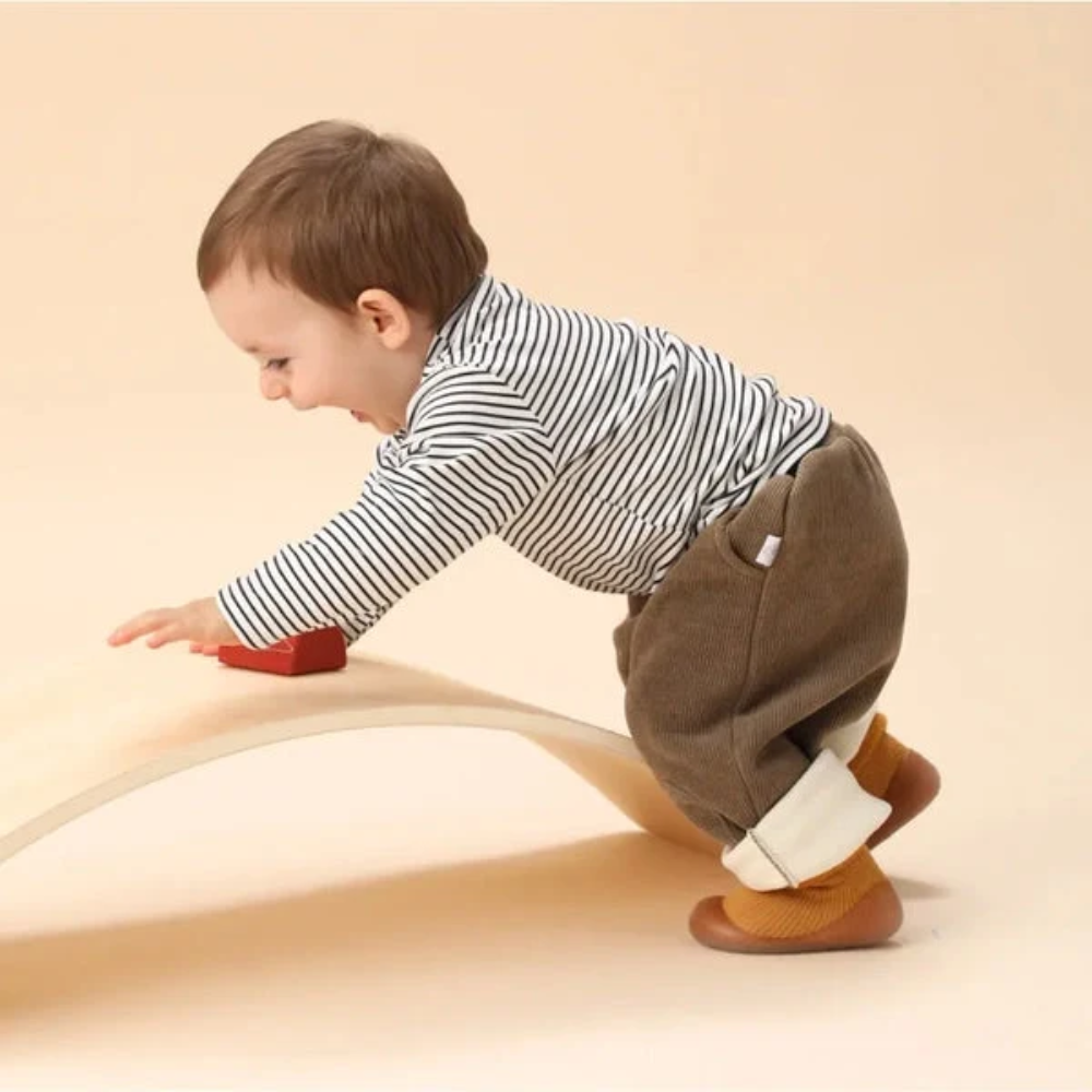 Toddler Sock Shoes – Warm Anti-Slip Baby Shoes with Soft Rubber Soles