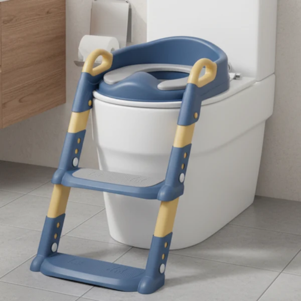 Toddler Toilet Step Stool – Non-Slip Bathroom Footstool for Kids Potty Training