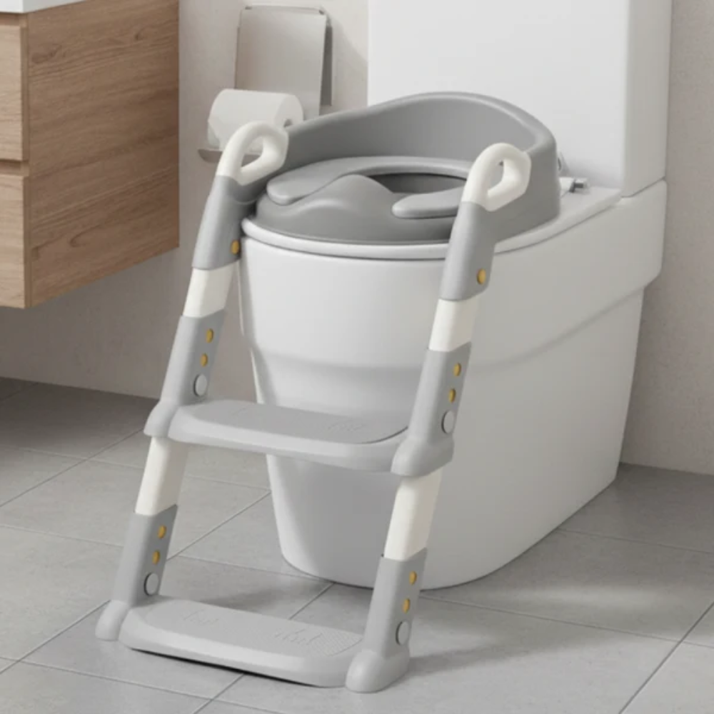 Toddler Toilet Step Stool – Non-Slip Bathroom Footstool for Kids Potty Training
